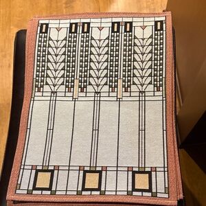 Frank Lloyd Wright inspired place mats